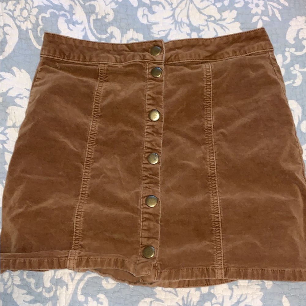Melville corduroy brown skirt